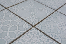 Jasba Clara mosaïque céramique grès country green brillant aspect rétro cuisine salle de bain douche MOSJBC136 1 tapis