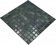 Jasba Agrob Buchtal Fresh Mosaïque Céramique Grès cérame forest green mix brillant Cuisine Salle de bains Douche MOSJBF216 1 tapis