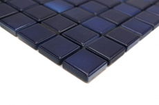 Jasba Agrob Buchtal Fresh Mosaïque Céramique Grès cérame deep blue mix brillant Cuisine Salle de bains Douche MOSJBF217 1 tapis