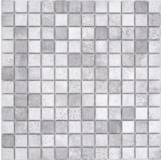 Céramique Carreaux de mosaïque Jasba ciment-mixte mat Ciment aspect mur de cuisine Carreaux de salle de bains Paroi de douche / 10 tapis de mosaïque