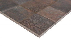 Céramique Mosaïque Jasba rouille-mixte mat rouille mur cuisine carrelage salle de bain mur douche / 10 tapis mosaïque