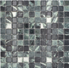 Jasba Agrob Buchtal Fresh Marble & More Mosaïque Céramique Grès verde alpi brillant aspect mamelonné Cuisine Salle de bains Douche MOSJBMM21 1 tapis