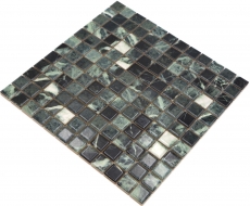 Jasba Agrob Buchtal Fresh Marble & More Mosaïque Céramique Grès verde alpi brillant aspect mamelonné Cuisine Salle de bains Douche MOSJBMM21 1 tapis