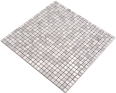 Jasba Agrob Buchtal Fresh Marble & More Mosaïque Céramique Grès cérame aspect carrara white brillant aspect mamelon Cuisine Salle de bains Douche MOSJBMM23 1 tapis