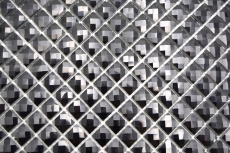 Mosaïque de verre QUADRAT CRYSTAL BRILLANCE NOIR MOS130-B824 1 tapis