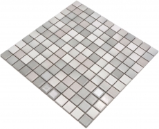 Céramique Carreaux de mosaïque Jasba warm grey mix brillant n.d. mur de cuisine carreau de salle de bain mur de douche / 10 tapis de mosaïque