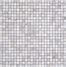 Céramique Carreaux de mosaïque Jasba carrara optique white brillant Mamoroptik mur de cuisine Carreaux de salle de bains Mur de douche / 10 tapis de mosaïque