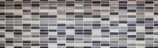 Mosaïque Carreau céramique beige clair gris bâtonnets verre non émaillé MOS24-CUSTG61_f