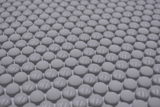 Motif main rond Enamel mix gris brillant/mat mur carrelage cuisine douche bain MOS140-0211_m