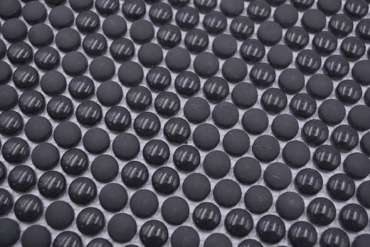 Motif main rond Enamel mix noir brillant/mat mur carrelage cuisine douche bain MOS140-0311_m