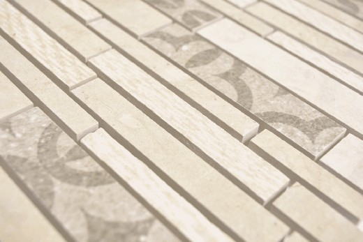échantillon manuel composite marbre/céramique mix beige 2F mur carrelage cuisine douche bain MOS180-A0127B_m