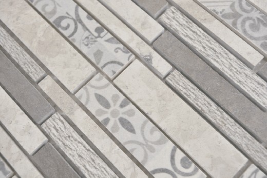 Motif main composite marbre/céramique mix gris 3F mur carrelage cuisine douche bain MOS180-D0927G_m