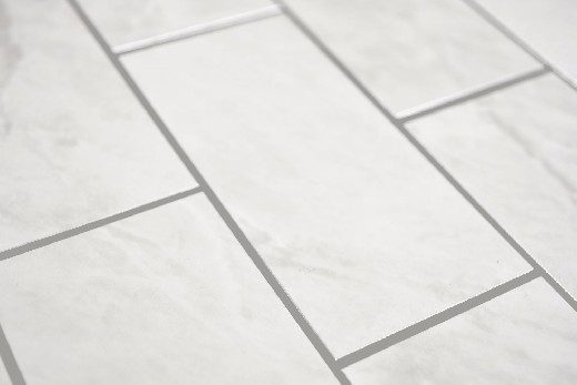 Échantillon manuel Rectangle AC aspect pierre Carrara Subway Level glossy mur carrelage cuisine douche bain MOS200-CLG_m