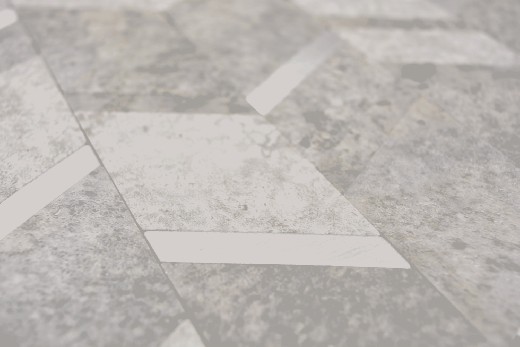 Échantillon manuel Flèche Vinyle aspect pierre Cement light grey/Silver Mur Carrelage MOS200-2CLG_m