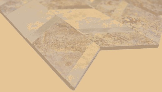 Échantillon manuel Flèche Vinyle aspect pierre Limestone beige/argent mur carrelage MOS200-46LBG_m