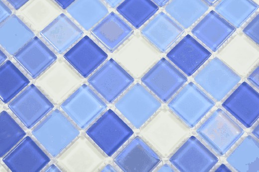 Motif main carré Crystal mix vert clair pastel fluo mur carrelage cuisine douche bain MOS88-1006_m