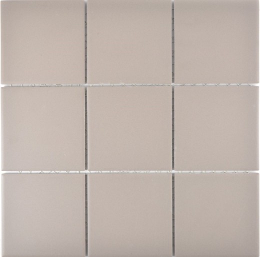Mosaïque Carreau céramique gris clair non émaillé MOS22-1204_f