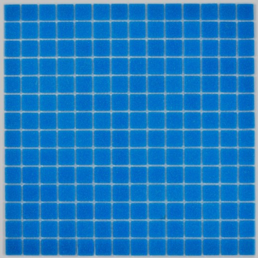 Mosaïque de piscine Mosaïque de verre Bleu cobalt collé sur papier - MOS200-A15-P