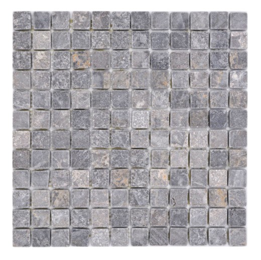 Marbre Mosaïque gris clair gris anthracite pierre naturelle antique - MOS36-TN23