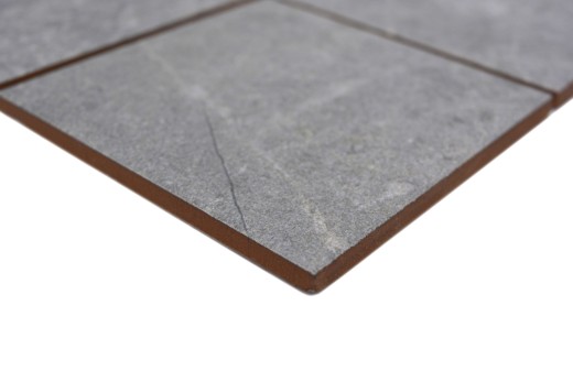 Mosaïque céramique Gris Anthracite Mat Pierre Piastrella MOS22-BH172_f | 10 Tapis de mosaïque