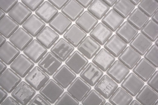 Échantillon manuel Carreau de mosaïque Mosaïque de piscine Gris béton gris douche mur SPAIN - MOS220-25108U_m