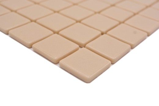 Motif à main Mosaïque de piscine Mosaïque de piscine Beige Cream Douche mur SPAIN - MOS220-25831U_m