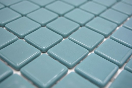 Échantillon manuel Carreau de mosaïque Mosaïque de piscine Turquoise Pastel Vert Douche Mur SPAIN - MOS220-25832U_m