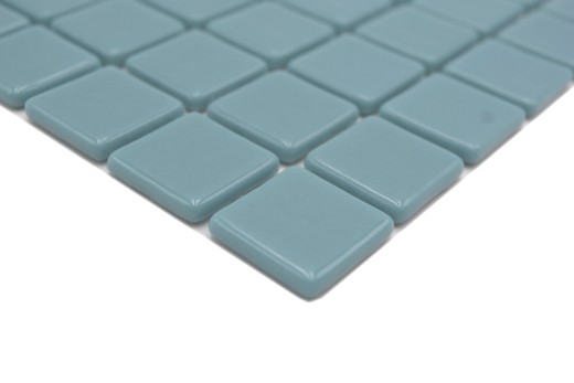 Échantillon manuel Carreau de mosaïque Mosaïque de piscine Turquoise Pastel Vert Douche Mur SPAIN - MOS220-25832U_m