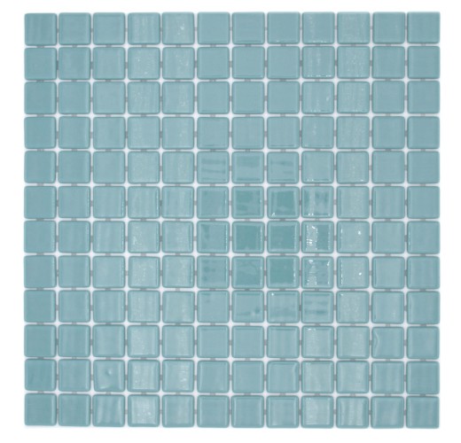 Échantillon manuel Carreau de mosaïque Mosaïque de piscine Turquoise Pastel Vert Douche Mur SPAIN - MOS220-25832U_m