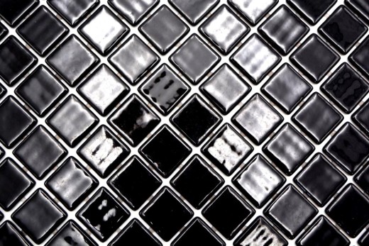 Motif manuel Carreau de mosaïque piscine Mosaïque de piscine noir douche mur SPAIN - MOS220-25900U_m