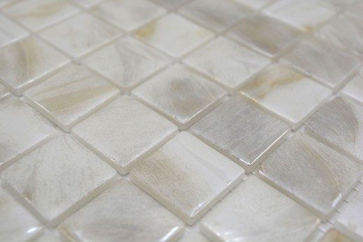 Échantillon manuel Carreau de mosaïque Mosaïque de piscine Beige Cream Ivoire déléphant Douche Mur SPAIN - MOS220-71250U_m