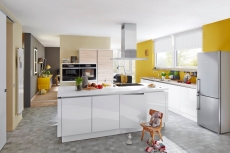 Mosaïque rétro vintage mur céramique aspect ciment gris mix carrelage cuisine - MOS22-CELLO
