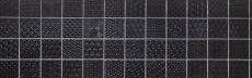 Mosaïque rétro vintage mur céramique noir structure mur salle de bain cuisine WC revêtement - MOS22B-1403