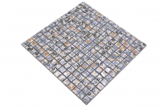 Céramique Mosaïque rétro vintage blanc coloré fleurs Carrelage MOS18C-1401