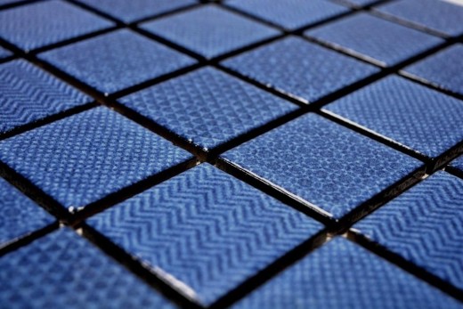 Céramique Mosaïque Bleu BAD Bleu piscine Carreau de douche Carreau de salle de bain MOS16-0404