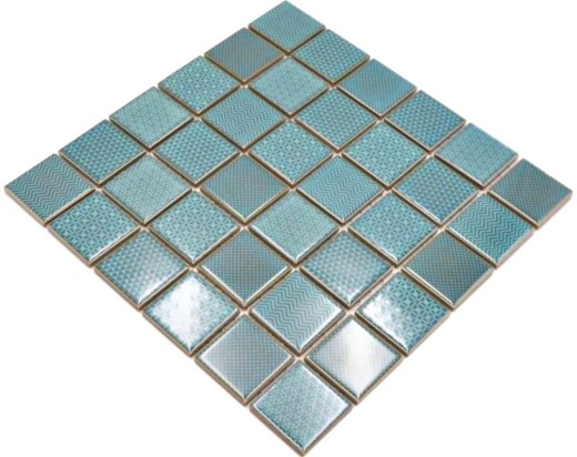 Céramique Mosaïque Carreau turquoise vert SALLE DE BAINS PISCINE Carreaux de fond de cuisine MOS16-0602