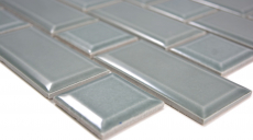 Metro Subway Carrelage Facette Pétrole Gris Mosaïque Carreau Céramique Cuisine Mur MOS26WM-0218