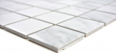 Céramique Mosaïque Carrare blanche grise Carreau de salle de bain Carrelage cuisine MOS14-0102