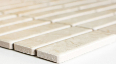 Motif main Mosaïque Carreau céramique Bâtons aspect pierre beige clair Carrelage cuisine MOS24-STSO45_m