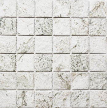 Échantillon manuel de carreaux de mosaïque Aspect pierre naturelle gris-beige Structure carreaux MOS16-HWA4LG_m