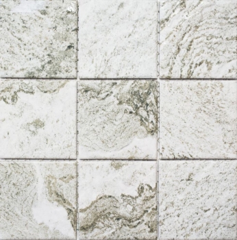 Mosaïque Carreau mur Céramique aspect pierre Structure mur gris clair Carrelage cuisine salle de bain mur - MOS22-HWA9LG