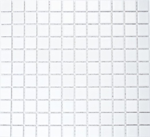 Motif manuel Carreau de mosaïque Céramique BLANC MATTE Mur Carrelage cuisine salle de bain douche MOS18-0111_m
