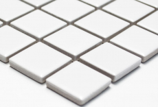 Carreau mosaïque Céramique BLANC MATTE Mur Carrelage cuisine salle de bain douche MOS18-0111_f