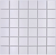 Mosaïque en céramique Carreau blanc mat Carreau de salle de bains MOS16B-0111