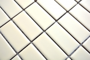 Motif main Mosaïque Céramique baguettes beige brillant Carreau WC Salle de bains MOS24D-1902_m
