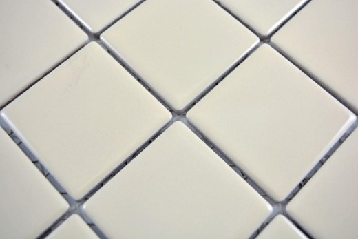 Céramique Mosaïque Carreau beige magnolia Dos de cuisine brillant MOS14-1902