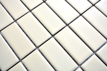 Motif main Mosaïque Céramique baguettes beige mat Carrelage WC Carrelage salle de bain MOS24D-1911_m