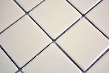 Motif manuel Carreau de mosaïque beige magnolia mat Carrelage de cuisine MOS14-1911_m