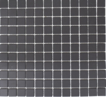 Mosaïque Carreau céramique noir non émaillé Bac de douche Carreau de sol MOS18B-0311-R10_f