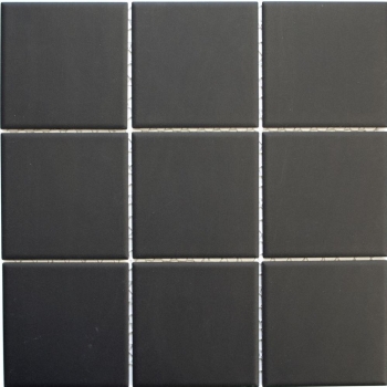 Motif main Mosaïque Carreau céramique noir non émaillé Dos de cuisine Protection anti-projections MOS14-CU922_m